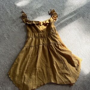 Charming Mustard Dress